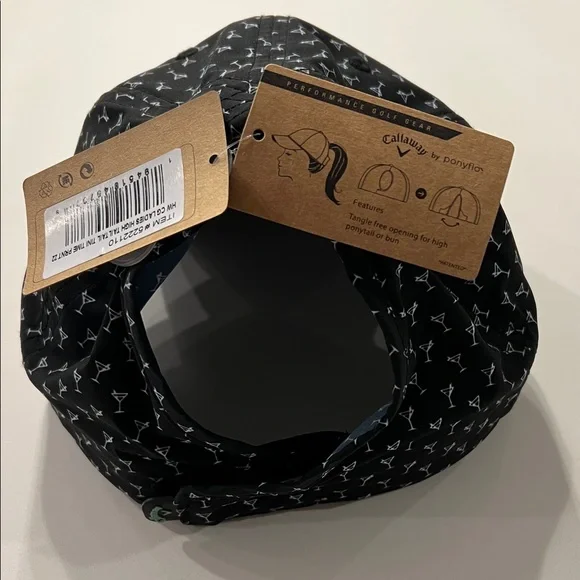 Callaway Black Cap with White Pattern - Picture 2 of 4